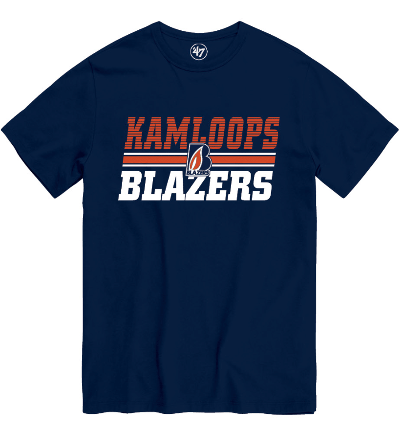 47 Brand Run Through Tee Kamloops Blazers Online Store