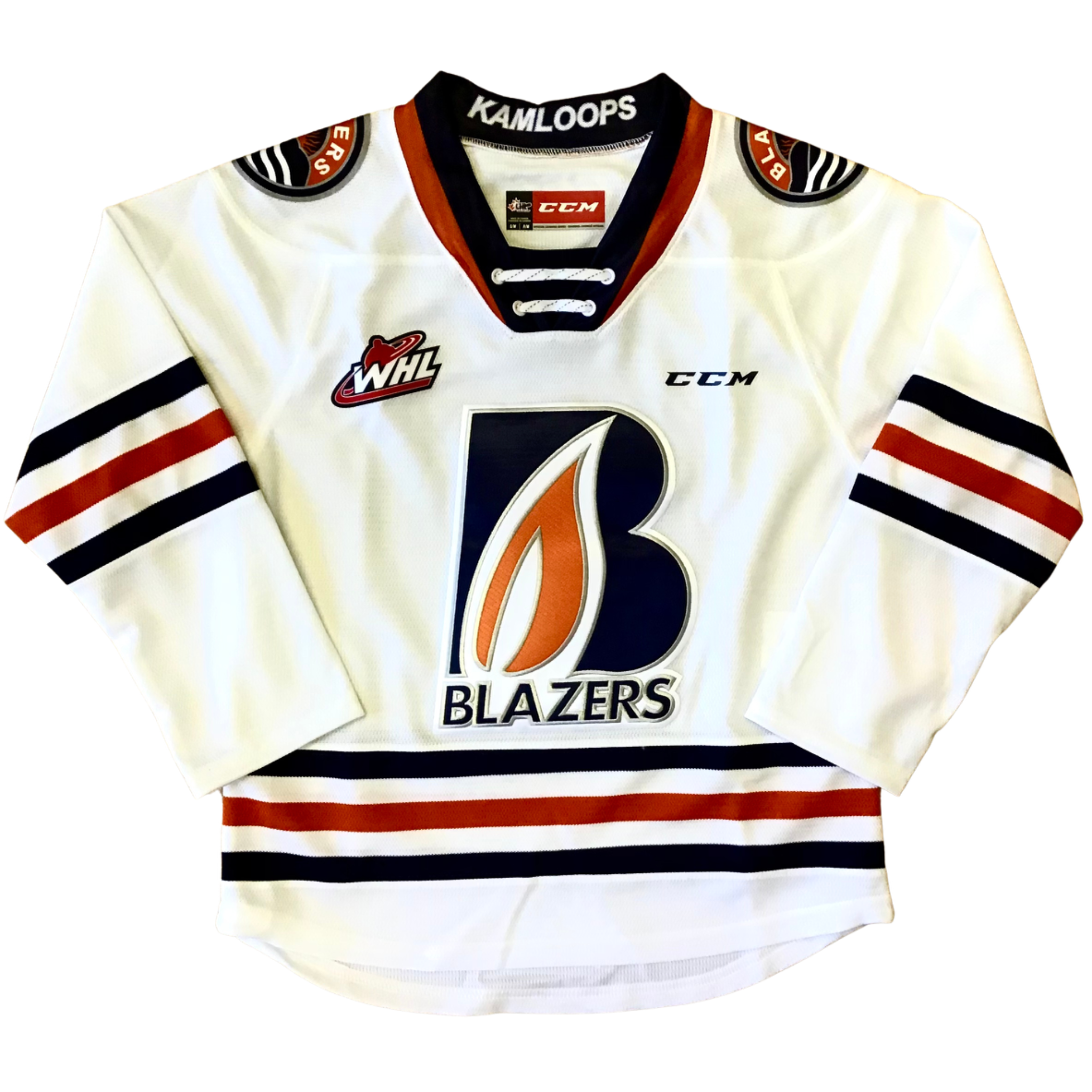 Blazer B Jersey White Kamloops Blazers Online Store